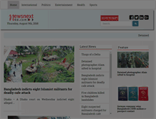 Tablet Screenshot of newsnextbd.com